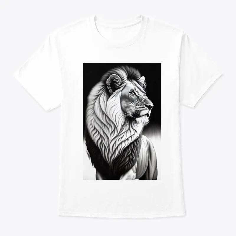 Lion Roar Art Print Tshirt 