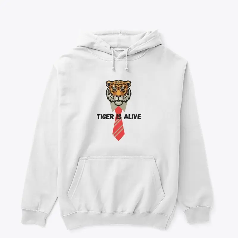 Alive Tiger with Tie Tshirt 