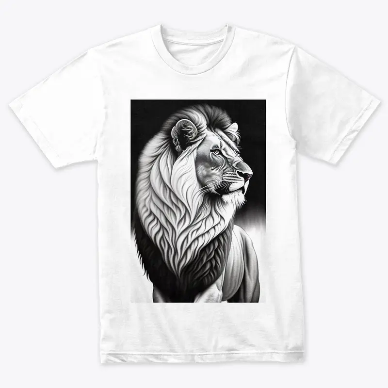 Lion Roar Art Print Tshirt 