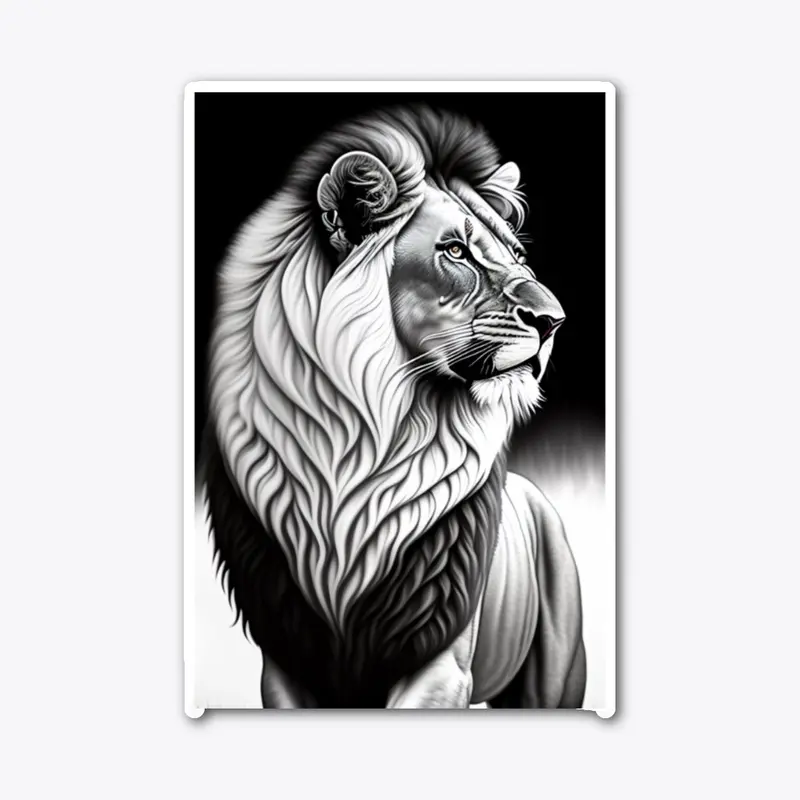 Lion Roar Art Print Tshirt 