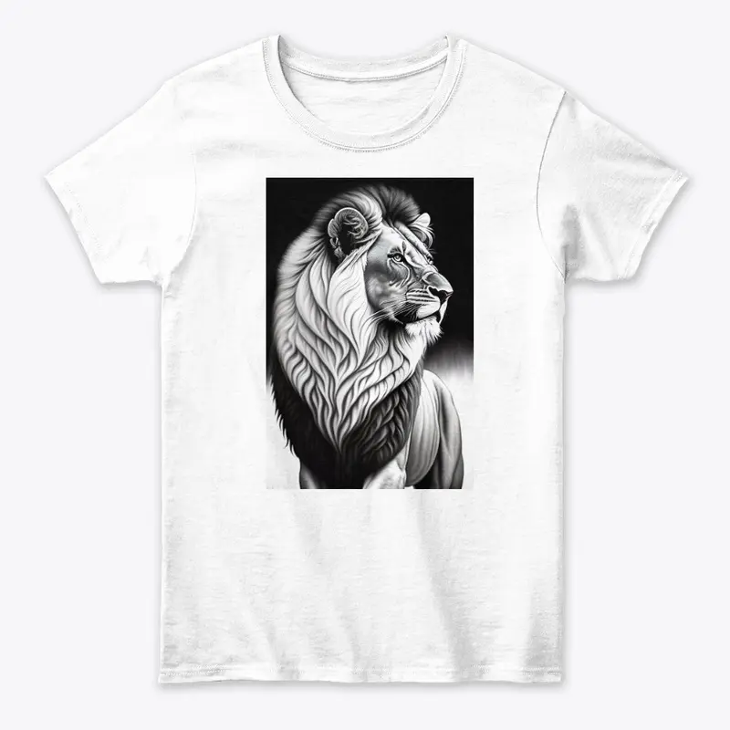 Lion Roar Art Print Tshirt 