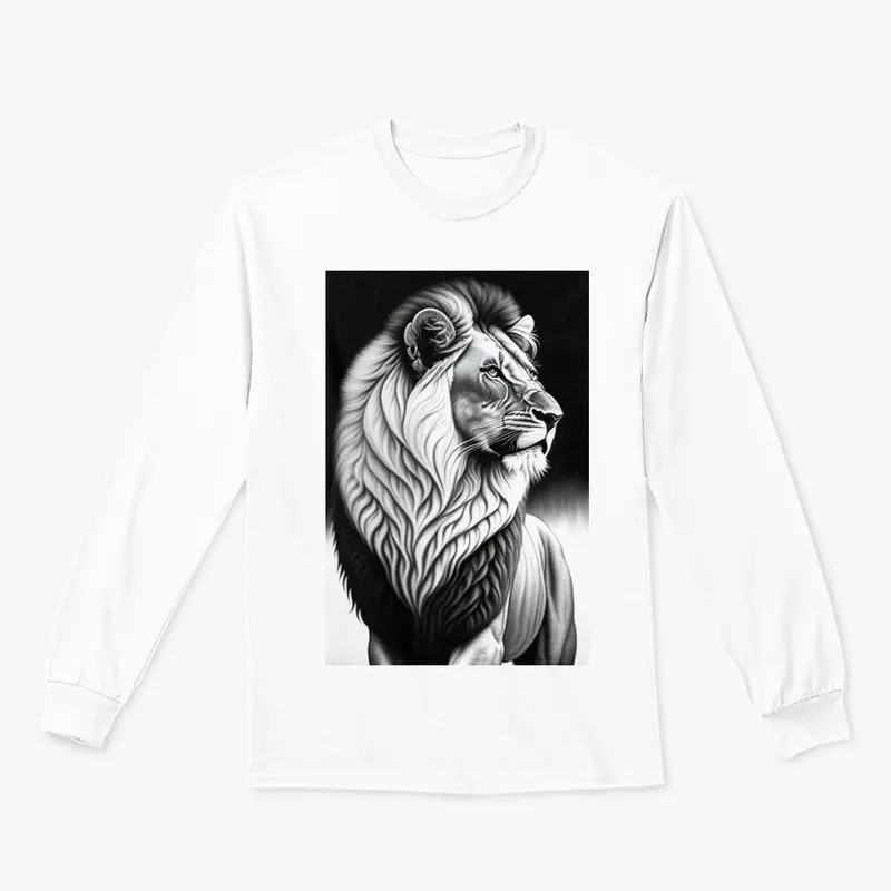 Lion Roar Art Print Tshirt 