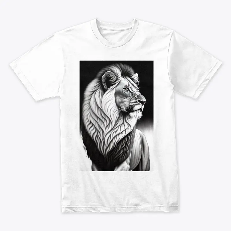 Lion Roar Art Print Tshirt 