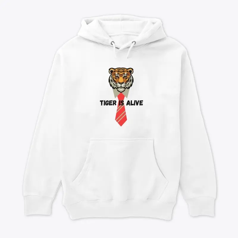 Alive Tiger with Tie Tshirt 